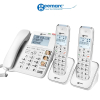 Pack Trio Téléphones Amplidect Combi Photodect 295 Geemarc