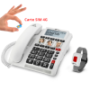 Téléphone SOS appel d'urgence Mobile 4G CL900 Geemarc avec carte sim