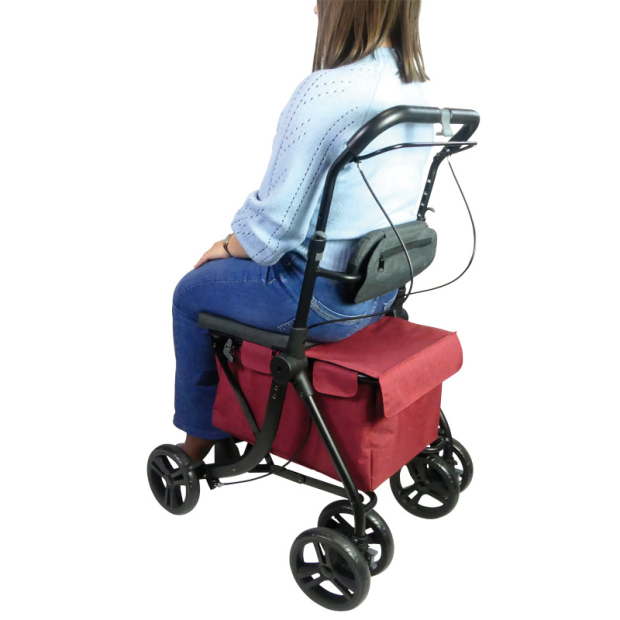 position assise du caddie de course rest n roll