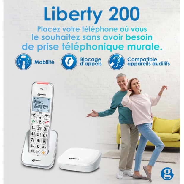 avantages du téléphone liberty 200