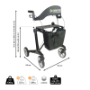 Rollator Carbone ultra léger NEO SMART