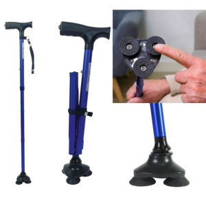 Canne de marche pliable ultra-stable