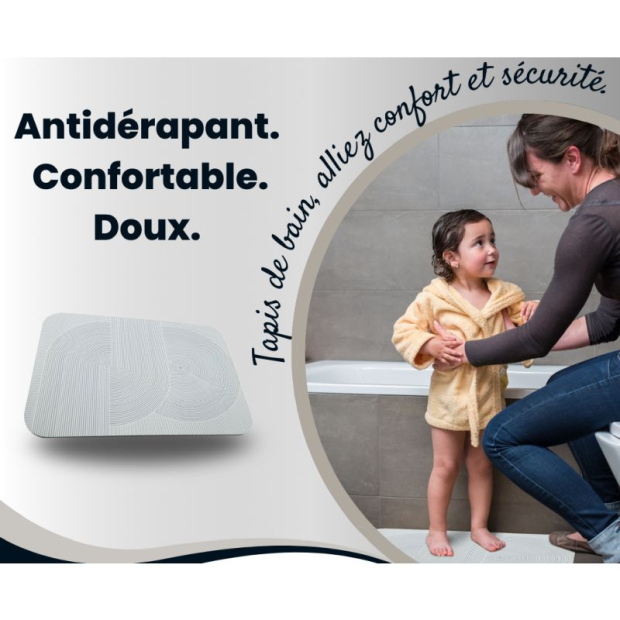 Tapis de sortie de bain hydro absorbant