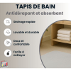 Tapis de sortie de bain hydro absorbant