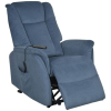 fauteuil releveur emeraude coloris bleu foncé