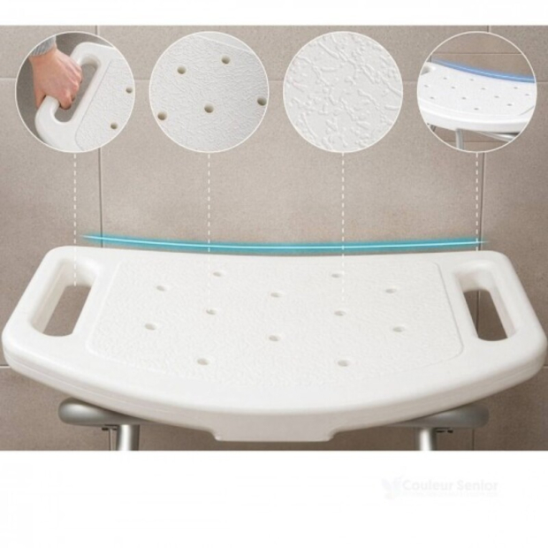 Tabouret de douche pliable