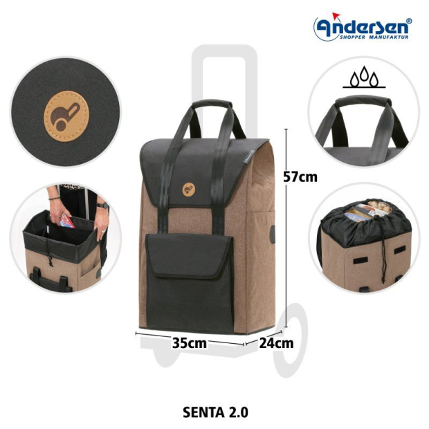 Chariot de course Quattro Shopper Andersen