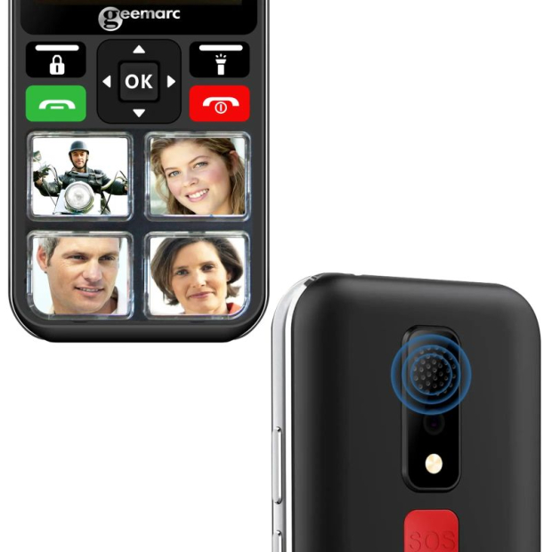 Téléphone portable 4G Amplifié à Mémoires Photos CL 8000
