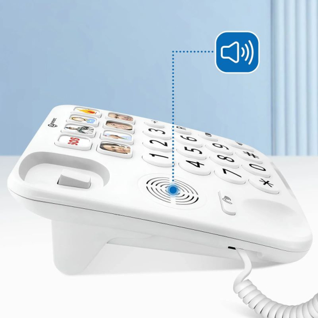 Téléphone Amplifié Senior photophone 110 Geemarc