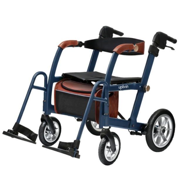 Déambulateur Fauteuil de Transfert Glide 2 en 1 uplivin