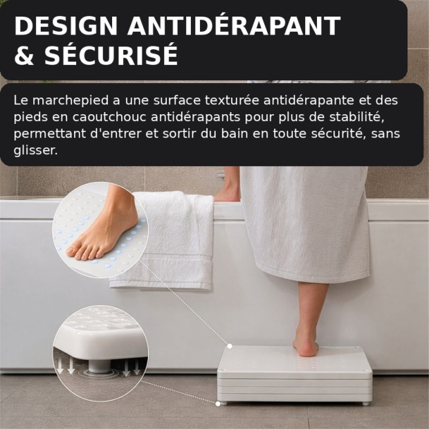 Marche-pied réglable en hauteur