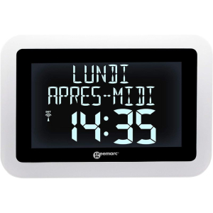 Horloge Calendrier Multi Affichage Viso 15 heure jour date mois période de la journée