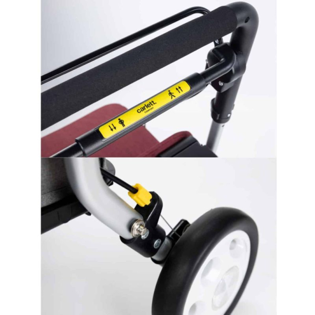 Rollator de course Carlett 800 Comfort