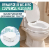 Rehausseur de toilettes Savanah avec couvercle