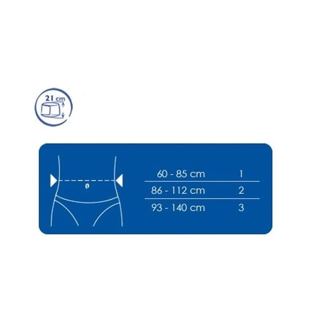 Tableau des tailles de la ceinture Lombax Original