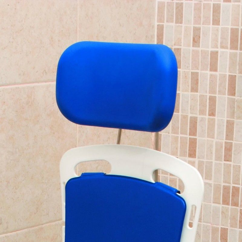 Appui tête blanc ou bleu