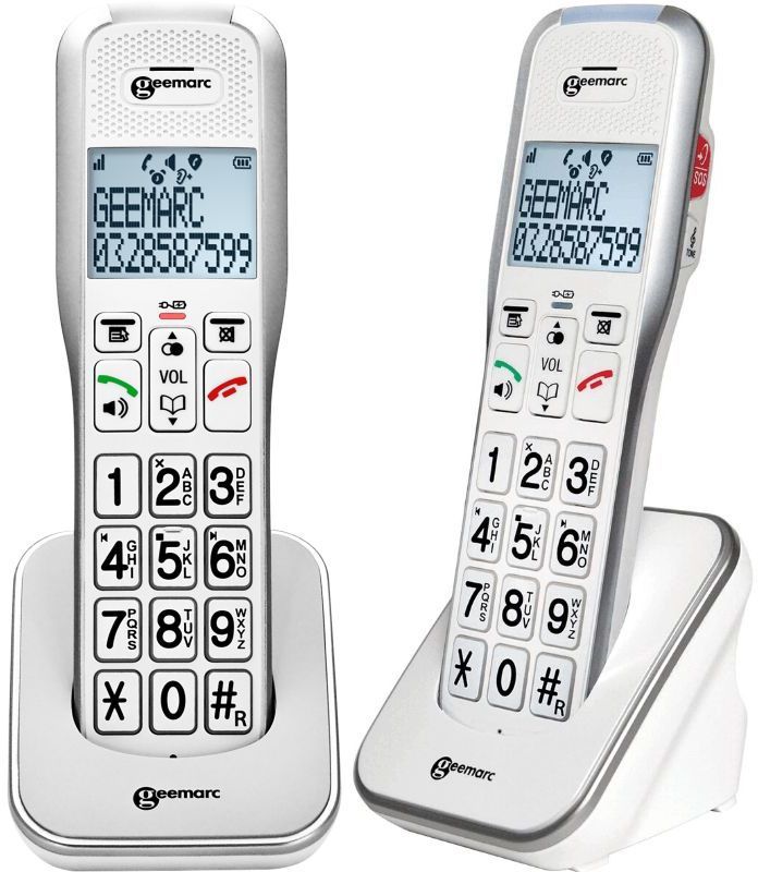 Avec 2 Combinés Additionnels  Sans-fil  Sup. Amplidect 595